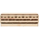  Gnijezdo za nesilice s 5 odjeljaka 117x33x38cm masivna borovina | shoptok.hr