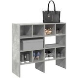vidaXL Regal za čevlje 2 kosa zložljiva betonsko sivo 89,5x30x40 cm | Shoptok.si