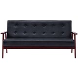  3-dijelni set sofa od umjetne kože crni | shoptok.hr