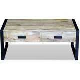  Kavna Mizica z 2 Predaloma Masiven Les Manga 100x60x40 cm | Shoptok.si