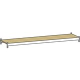 SCHULTE Dodatna polica iz iverke, širina 2500 mm, globina 400 mm | Shoptok.si