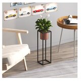 WALLXPERT Dekorativna saksija GED-023-B, 15x50 cm, Crna-terakota | Eponuda.ba