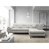 MID.YOU KOTNA SEDEŽNA GARNITURA, struktura, pliš bež | Shoptok.si