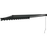 Tenda na uvlačenje antracit 3 x 2,5 m od tkanine i aluminija | Eponuda.com