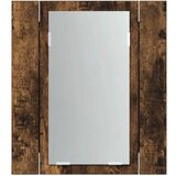  LED kupaonski ormarić s ogledalom boja hrasta 40x12x45cm drveni Smeđa | shoptok.hr
