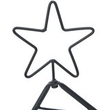 vidaXL Kovinsko božično drevesce z stojalom Črna 60 cm Jeklo | Shoptok.si