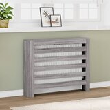 vidaXL Pokrov za radiator siv sonoma 104x20x82 cm inženirski les cene