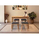 Hanah home Set Trpezarijski sto i 4 trpezarijske stolice Vina Mini 05 1053, Crna | Eponuda.ba