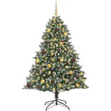  Umjetno božićno drvce Zelena 180 cm PVC, Plastika i Čelik | shoptok.hr