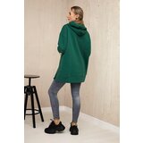 Kesi Insulated sweatshirt with dark green press studs | shoptok.hr
