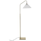 Ellos Home Krem/mjedena tekstilna stojeća svjetiljka sa savitljivom konstrukcijom (visina 155 cm) Kate – | shoptok.hr