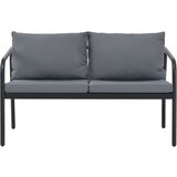 Maison Chic Vrtni kavč - Zunanji kavč dvosed z blazinami siv aluminij, (22042044) Cene