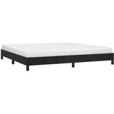  Okvir za krevet bez madraca crni 200x200 cm baršunasti | shoptok.hr