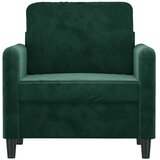  Fotelja tamnozelena 60 cm baršunasta | shoptok.hr