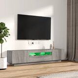  2-dijelni set TV ormarića LED boja hrasta od konstruiranog drva | Eponuda.com
