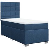  Krevet s oprugama i madracem plavi 80x200 cm od tkanine | shoptok.hr