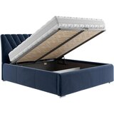 Boxxx OBLAZINJENA POSTELJA 160 cm x 200 cm , tekstil modra | Shoptok.si