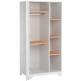 Modern Living otroška garderobna omara leaf, bela, hrast | Shoptok.si