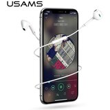 Usams STEREO SLUŠALKE EP-22 JACK 3,5MM ZA TELEFON, RAČUNALNIK, BELE, (22069245) | Shoptok.si