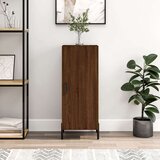 vidaXL Komoda boja smeđeg hrasta 34 5 x 34 x 90 cm konstruirano drvo | shoptok.hr