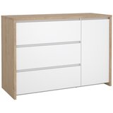 Tvilum Bijela/u prirodnoj boji komoda u dekoru hrasta 119x84x48 cm Next – | shoptok.hr