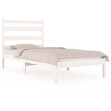 Okvir za krevet od masivne borovine bijeli 100 x 200 cm | Eponuda.ba