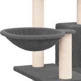  Penjalica za mačke sa stupovima za grebanje tamnosiva 82 cm | shoptok.hr