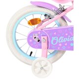 Volare dječji bicikl Olivia 14″ ružičaste boje, s dvije ručne kočnice | shoptok.hr