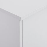 Bessagi Home Garderobna Omara Milo, Bela, Klasična Vrata | Shoptok.si