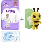 Violeta DC Pelene Air Dry 6, 16+kg, 48/1, Vlažne maramice Water Care, 56/1, Plišana igračka pčelica | Eponuda.com