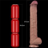 Lovetoy 2025 Dildo Lovetoy Dual Layered Bendable Xxl 37,5 Cm | Shoptok.si