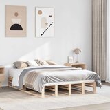  Okvir kreveta bez madraca 120 x 190 cm od masivne borovine | shoptok.hr