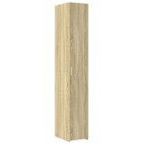  Visoka komoda boja hrasta 30x42,5x185 cm od konstruiranog drva | Eponuda.com