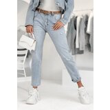 Beloved Tatum mom-fit jeans hlače s pasom Cene