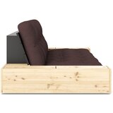 Karup Design Tamno smeđa sklopiva sofa 244 cm Base – | shoptok.hr