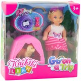 Mini set za lutke sa psom, šatorom i dodacima | shoptok.hr