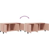 vidaXL TV ormarić ružičasti 100,5 x 39 x 43,5 cm hladno valjani čelik | shoptok.hr