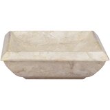  Umivaonik krem boje 50 x 35 x 10 cm mramorni | shoptok.hr
