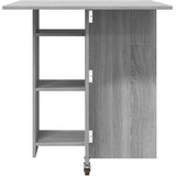  Blagovaonski stol 115 x 70 x 75 cm Konstruirano drvo - Siva Sonoma | shoptok.hr