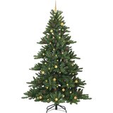  Umjetno božićno drvce s nogom Zelena 240 cm PVC i čelik | shoptok.hr