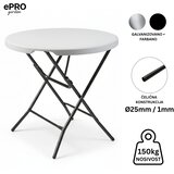 Epro sklopivi baštenski sto Ø80 74cm/ metal-plastika Cene
