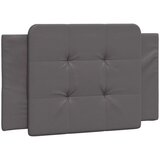 vidaXL Posteljni okvir z LED lučkami siv 90x200 cm umetno usnje | Shoptok.si