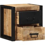 vidaXL Noćni ormarići 2 kom 40x35x40 cm Puno grubo drvo Mango | shoptok.hr