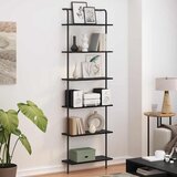  Polica Crni hrast 60 x 24 x 203 cm Konstruirano drvo | shoptok.hr