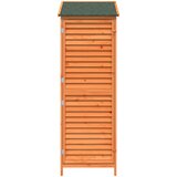  Vrtna Šupa s krovom Smeđa 59 x 56 x 176 cm Čvrsto drvo jele | shoptok.hr