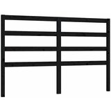  Uzglavlje za krevet crno 166 x 4 x 100 cm od masivne borovine | shoptok.hr