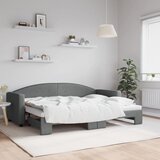  Dnevni krevet na razvlačenje bez madraca tamnosivi 80x200 cm | shoptok.hr