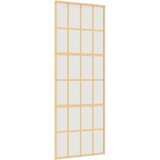  Klizna vrata zlatna 76x205 cm matirano staklo ESG i aluminij | shoptok.hr