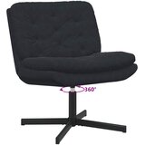  Stolac za opuštanje s rotacijom Crna 63 x 75 x 76 cm Baršun | shoptok.hr
