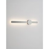 Nova Luce LED zidna lampa aluminijska u mat srebrnoj boji Norei – | shoptok.hr